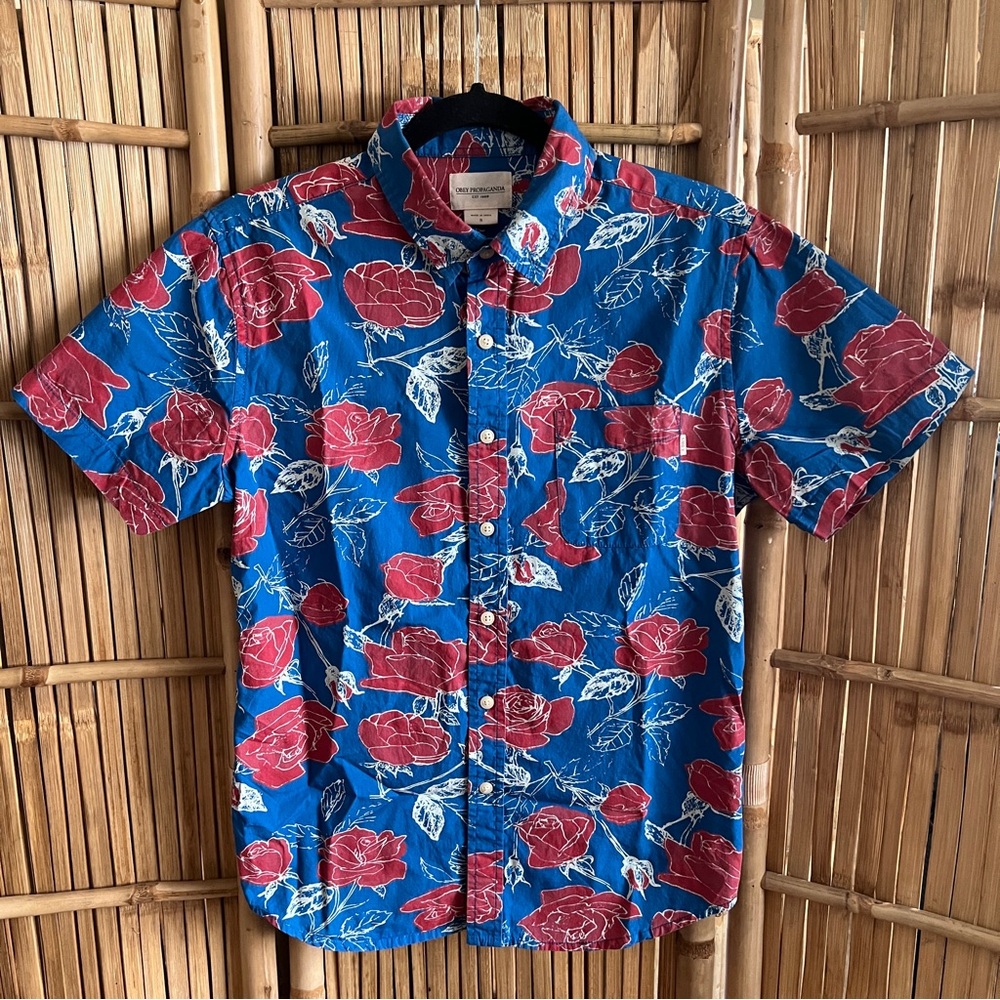 Obey Rose Button Down Shirt